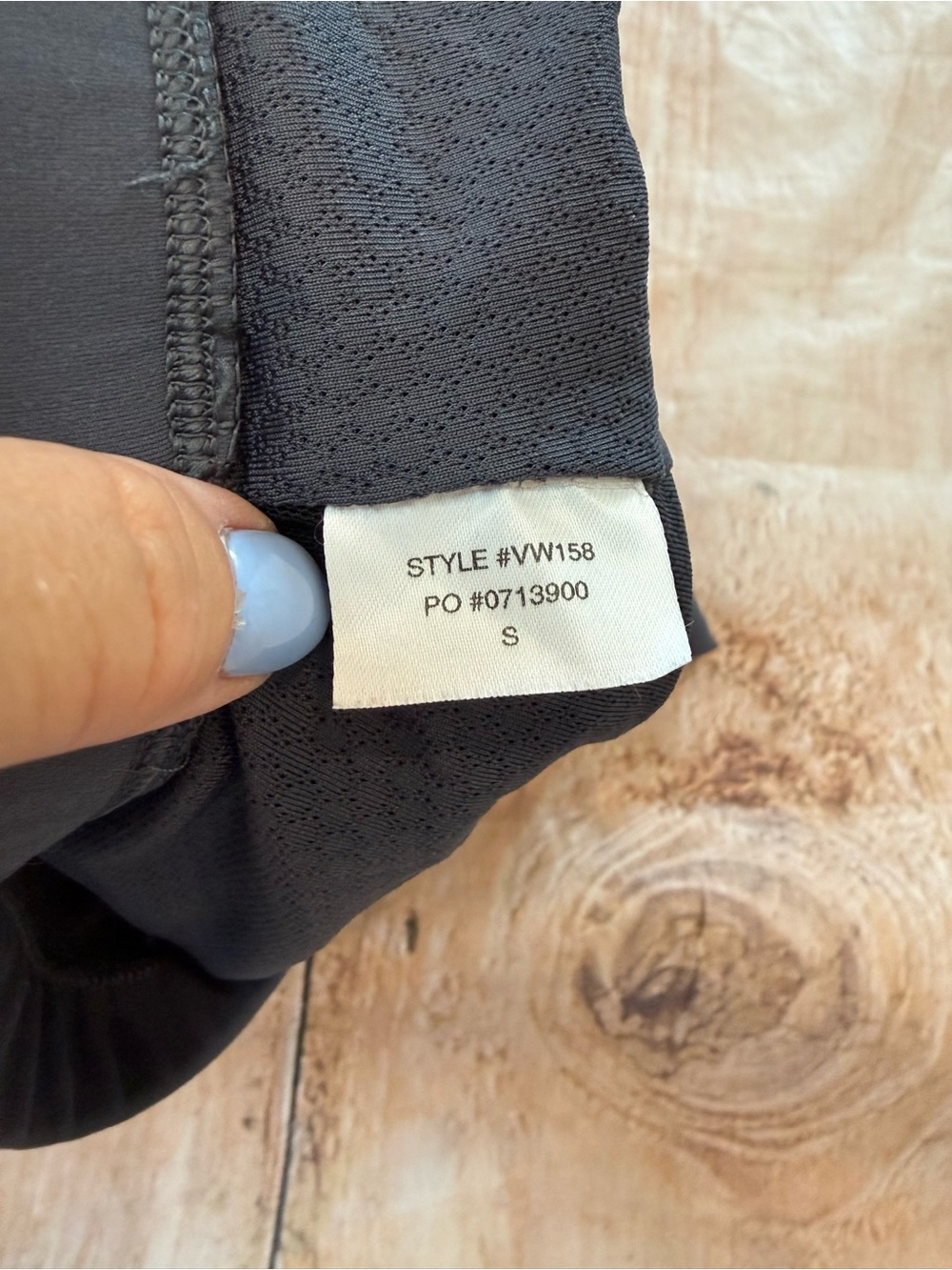 Vuori Daily Sports Bra VW158 Charcoal Grey Size Small - Picture 3 of 3
